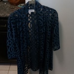 Paula Deen tunic sheer jacket